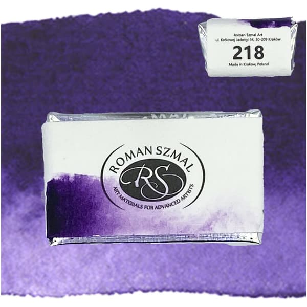 Akvarellikuutio AQUARIUS Roman Szmal vesimaali Dioxazine Violet 218
