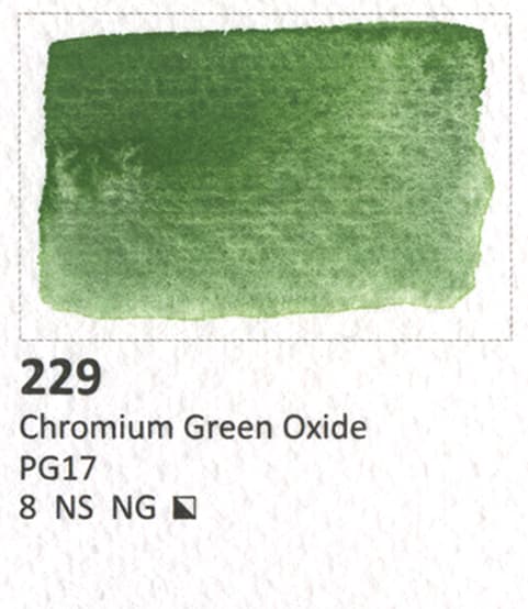 Akvarelterning AQUARIUS Roman Szmal Chromium Green (Gul nuance) 229