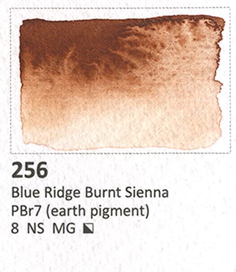 Akvarellkub AQUARIUS Roman Szmal färg Blue Ridge Burnt Sienna 256