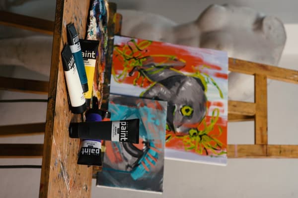Akrylmaling 120ml professionel kunstnerisk FeelMyPaint 1 Titanium hvid