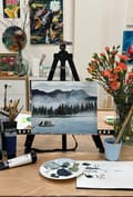Miniatyrbillede 8 af 11: Akrylmaling 120ml professionel kunstnerisk FeelMyPaint 1 Titanium hvid