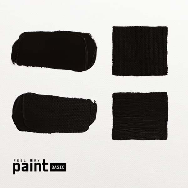 Akrylmaling 120ml professionel kunstnerisk FeelMyPaint 2 Mars Black