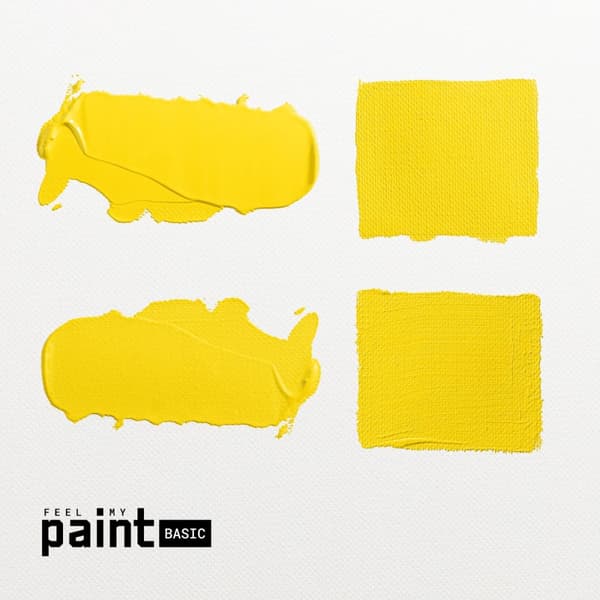 Akrylmaling 120ml professionel kunstner FeelMyPaint 5 Basic Yellow