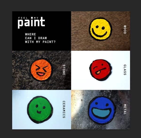 Akrylmaling 120ml professionel kunstnerisk FeelMyPaint 12 Grå