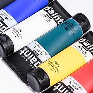 Akrylmaling 120ml professionel kunstnerisk FeelMyPaint 12 Grå
