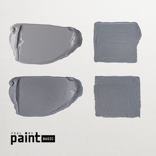 Akrylmaling 120ml professionel kunstnerisk FeelMyPaint 12 Grå