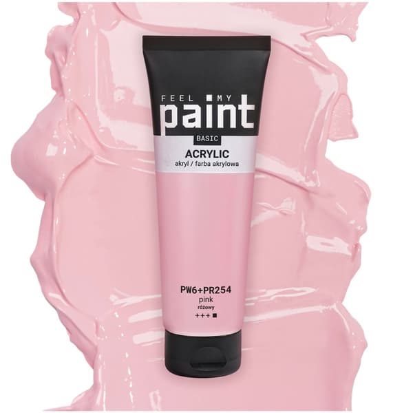 Akrylmaling 120ml professionel kunstnerisk FeelMyPaint 18 Pink