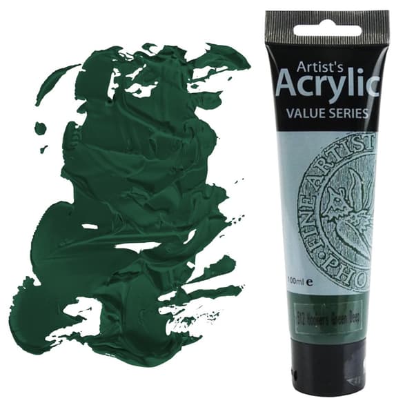AKRYLMALING Value Series Artist Phoenix 100ml 512 DEEP HOOKER GREEN