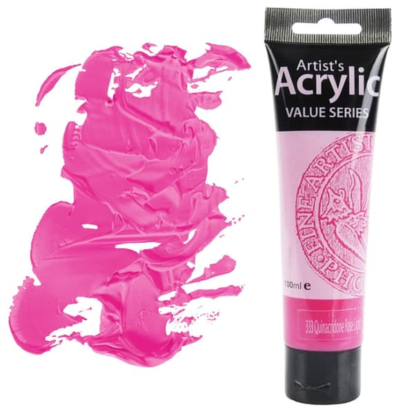 AKRYLMALING Value Series art Phoenix 100ml 333 LYS PINK QUINACRYDONE
