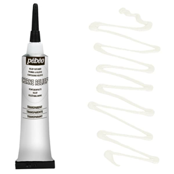 PEBEO Cerne Relief Cold Stained Glass Contour 3D TRANSPARENT 20ml