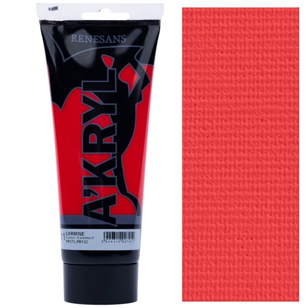 AKRYLMALING A'KRYL kunstnerisk rød Renesans 200ml 11 CARMIN