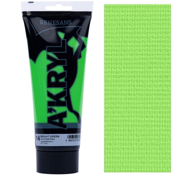 AKRYLMALING A'KRYL blank grøn Renesans 200ml 14 LYS GRØN