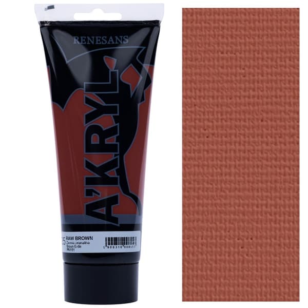 AKRYLMALING A'KRYL kunstnerisk brun Renesans 200ml 25 BRUN JORD