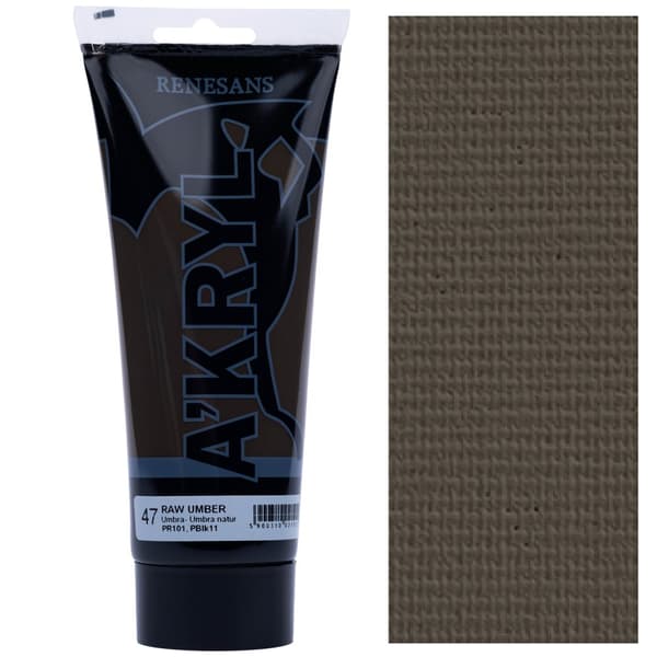AKRYLMALING A'KRYL kunstnerisk chokolade Renesans 200ml 47 UMBRANBRUN