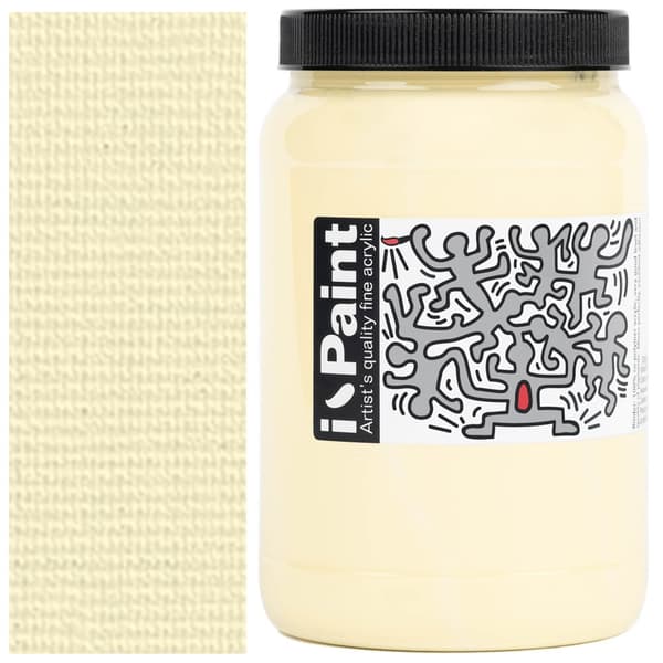 AKRYLMALING kunstnerisk creme Renesans IPAINT 500ml 2 GUL FRA NAPEL