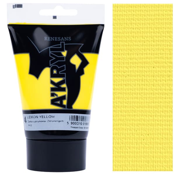 Sæt med 6 AKRYLMALINGER A'kryl artistic basic Renesans 6 x 100ml