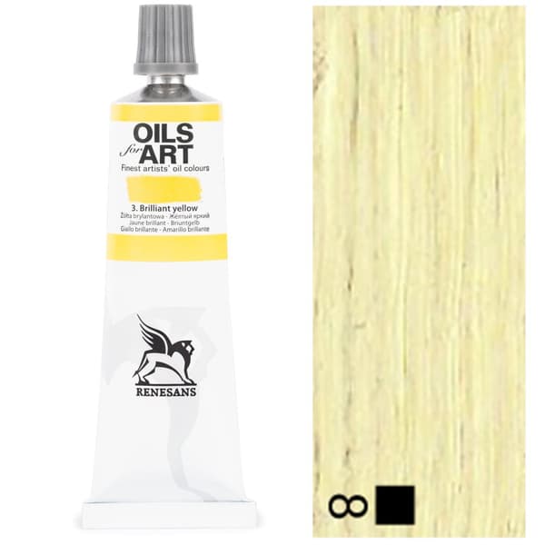 Oliemaling OLIE TIL KUNST kunstnerisk Renesans 60ml 3 BRILLANT GUL
