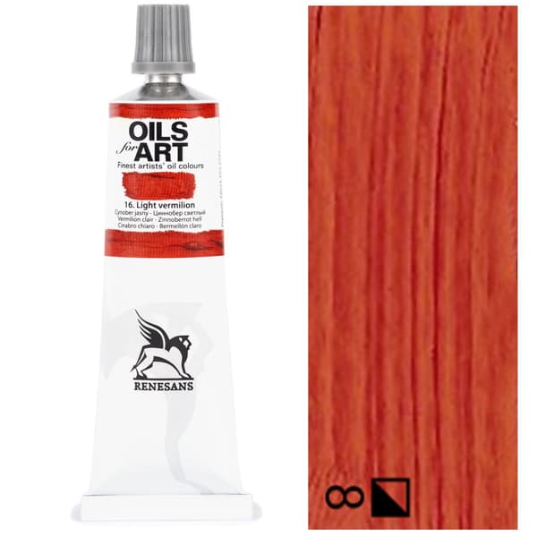 Oliemaling OLIER TIL KUNST kunstner Renesans rød 60ml 16 LYS CYNNBER