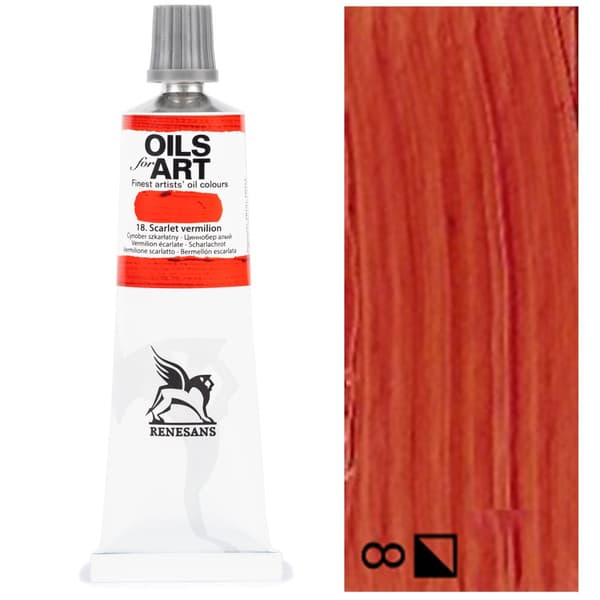 Oliemaling OLIER TIL KUNST kunstneriske Renesans 60ml 18 UGERMYND SCARLETT