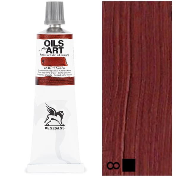 Oliemaling OLIE TIL KUNST kunstner Renesans 60ml 22 SIEMENS JORD BRÆNDT
