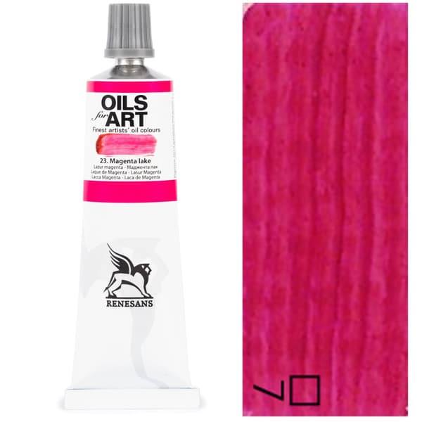 Oliemaling OLIE TIL KUNST kunstnerisk pink Renaissance 60ml 23 LAZURY MAGENTA