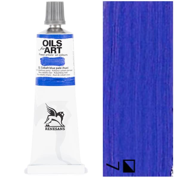 Oliemaling OLIE TIL KUNST kunstner Renesans 60ml 32 KOBALT BLÅ LYS