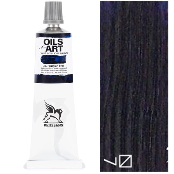 Oliemaling OLIE TIL KUNST kunstnerisk Renesans blå 60ml 35 PRUSSIAN BLUE