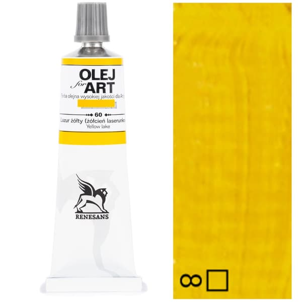 Oliemaling OLIER TIL KUNST kunstnerisk Renesans gul 60ml 60 AZURGUL