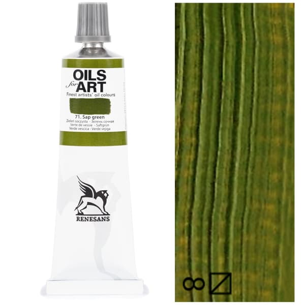 Oliemaling OLIER TIL KUNST kunstnerisk Renesans 60ml 71 JUICY GREEN