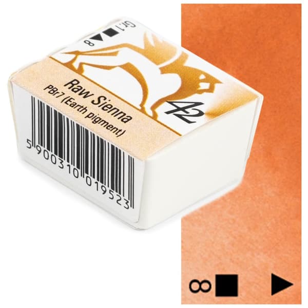 Akvarel terninger Renesans orange 1,5ml 42 SIENA EARTH NATURAL