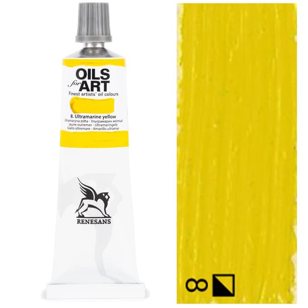 Sæt med 12 oliemalingsrør OILS FOR ART artistic Renesans 12 x 20ml