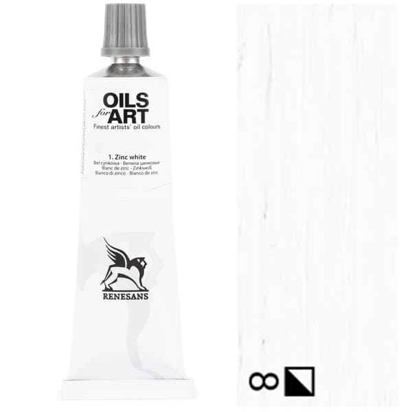 Sæt med 12 oliemalingsrør OILS FOR ART artistic Renesans 12 x 20ml