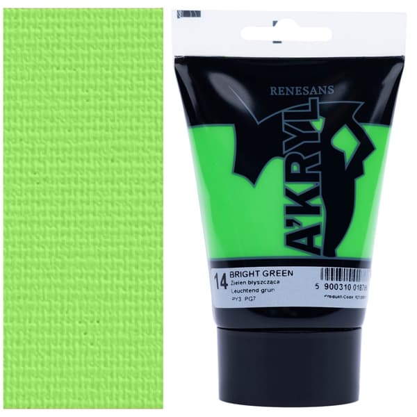 AKRYLMALING A'KRYL kunstnerisk tube Renesans 100ml 14 GLANSET GRØN