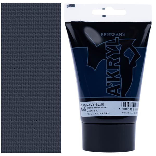 AKRYLMALING A'KRYL kunstnerisk tube Renesans 100ml 22 NAVY BLUE