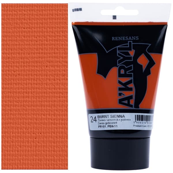 AKRYLMALING A'KRYL kunstnerisk Renesans 100ml 24 BRÆNDT SIENA JORD