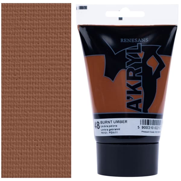 AKRYLMALING A'KRYL kunstnerisk maleri Renaissance 100ml 48 BRÆNDT PARAPLY