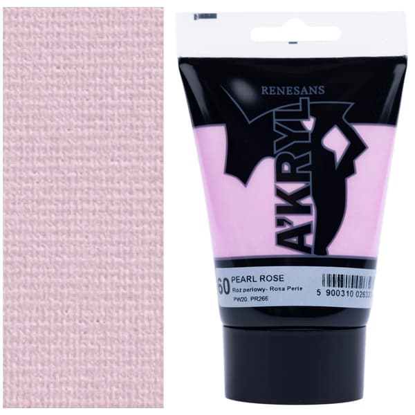 AKRYLMALING A'KRYL kunstnerisk perle Renesans 100ml 60 PEARL PINK