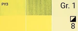 DÆKNING maling aluminiumsrør TEMPERA GOUACHE Renesans 4 CITRONERGUL 20ml