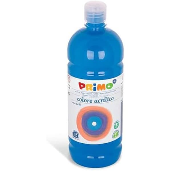 Akrylfärg - PRIMO - 404TA1000501 - 1000ml - Färg Cyan - Blank Finish