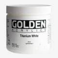 Miniatyrbild 1 av 2: Gyllene: Heavy Body Akrylfärg: 473ml: Titanium White