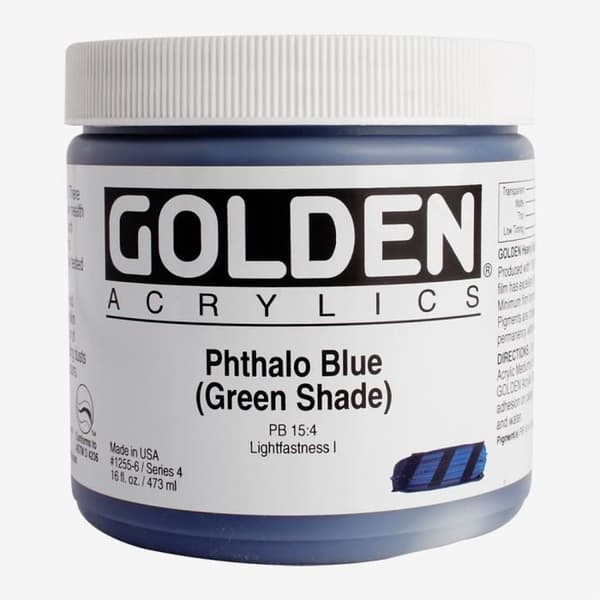 Gyllene: Heavy Body Akrylfärg: 473ml: Phthalo Blue Green Shade