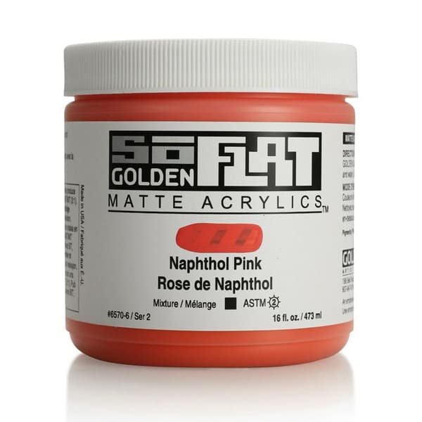 SoFlat Gyllene Akrylfärg 473 ml Naphthol Rose S2