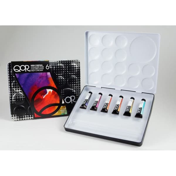 Aquarelle QoR Set upptäckts 6 livliga färger