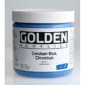 Miniatyrbild 2 av 2: Gyllene: Heavy Body Akrylfärg: 473ml: Cerulean Blue Chromium