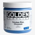 Miniatyrbild 1 av 2: Gyllene: Heavy Body Akrylfärg: 473ml: Cerulean Blue Chromium