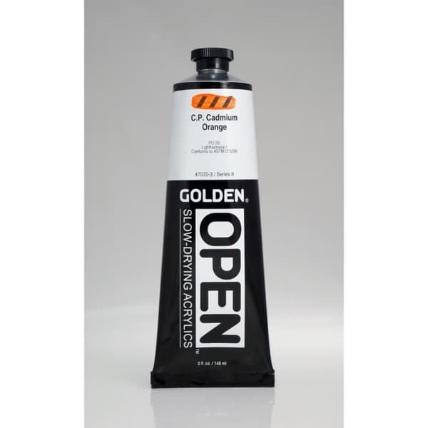 Akrilikfärg Open Golden 150 ml Cadmium Orange S8