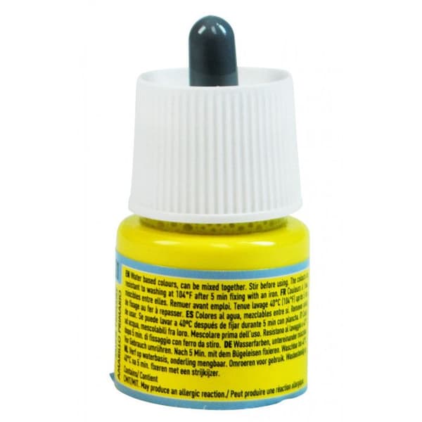 Silk paint - Pébéo - SetaSilk - 45 ml - Primär Gul - Flera färger tillgängliga