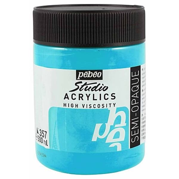 PÉBÉO ACRYLFÄRG 500 ML BLÅ VE...