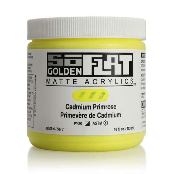 Akrilikfärg SoFlat Golden 473 ml Kadmiumprimula S7 Gul
