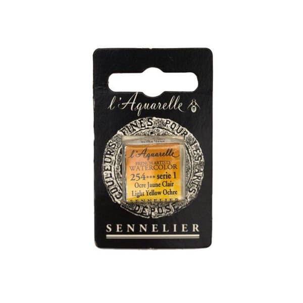 Sennelier Aquarelle halvpan S1 - Ljust gult O…